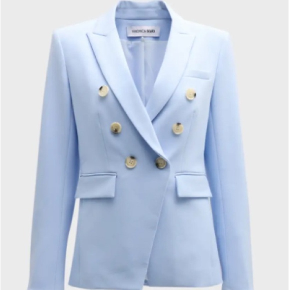 Veronica Beard Ice Blue Miller Dickey Jacket - NWT